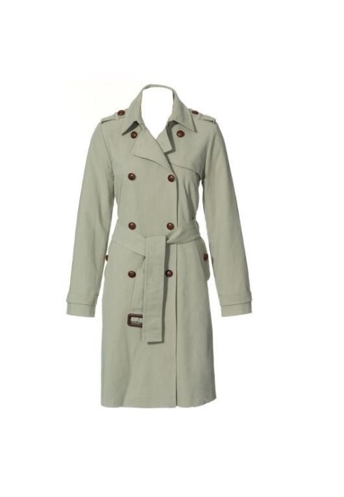 Pattern Double-breasted trench coat made of cotton twill (Burda 9/2010, pattern number 113 A)