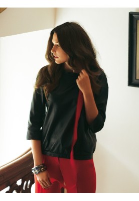 Pattern Straight-cut leather jacket (Burda 12/2011, pattern number 109 A)