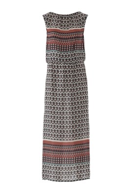 Pattern Long dress of simple cut (Burda 1/2018, pattern number 6413 A)