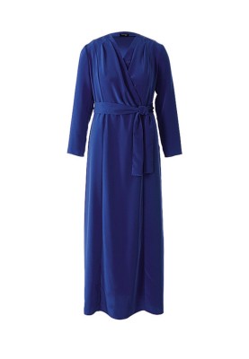 Pattern Maxi dress with a fitted cut (Burda. Moda Plus 2/2017, pattern number 406 B)