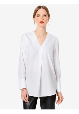 Pattern Straight-cut blouse with a pleat at the neck (Burda 2/2019, pattern no. 6278 B)