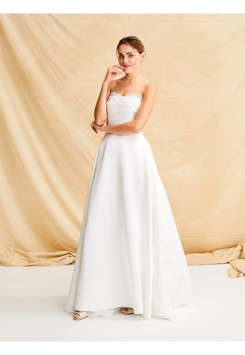 Pattern Wedding dress in the style of Grace Kelly (Burda 3/2019, pattern number 123)