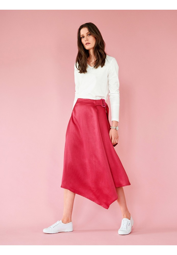 Pattern Midi skirt of asymmetric cut with a smell (Burda 8/2020, pattern number 107 B)