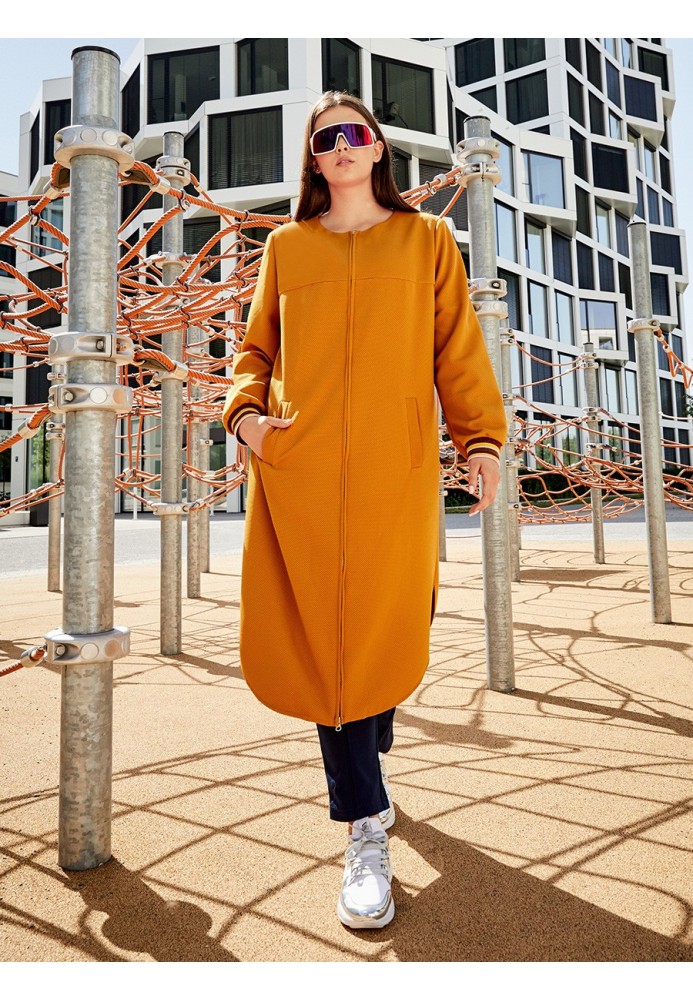 Pattern Sports-style knitted coat (Burda 11/2019, pattern number 125)