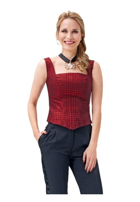 Pattern Corsage-bustier with wide straps (Burda 2/2015, pattern number 6709 C)