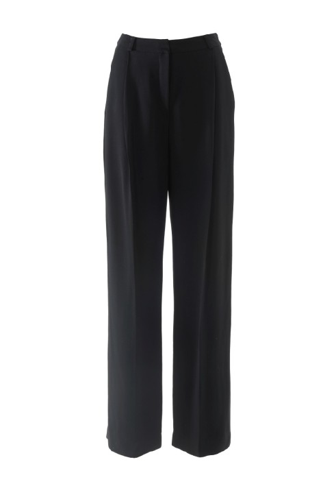 Pattern Marlene linen trousers with arrow pleats (Burda 1/2018, pattern number 6436 A)