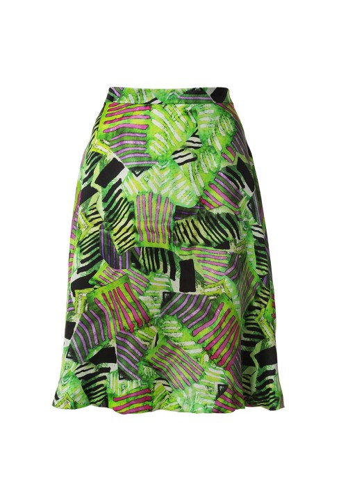 Pattern Skirt with a flared cut on a narrow waist (Burda 6/2019, pattern number 109)