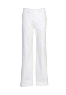 Pattern Pants with a flared cut made of cotton twill (Burda 4/2011, pattern number 131)