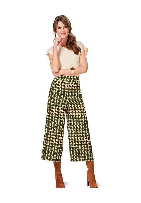 Pattern High rise culottes (Burda 2/2016, pattern no. 6573 B)