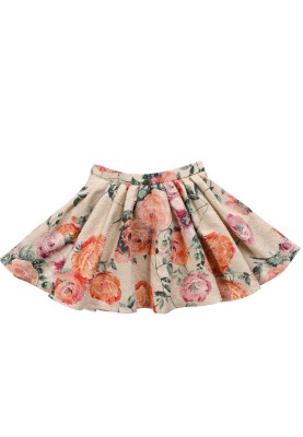 Pattern Skirt of a lush cut with a belt-bow (Burda 6/2017, pattern number 127)