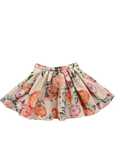 Pattern Skirt of a lush cut with a belt-bow (Burda 6/2017, pattern number 127)