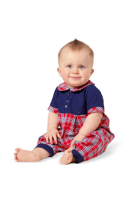 Pattern Overalls with a turn-down collar (Burda 2/2016, pattern number 9369 A)