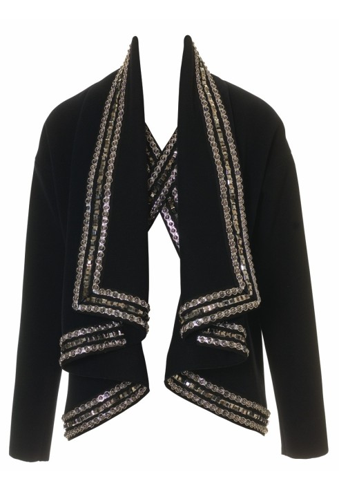 Pattern Straight-cut jacket with a wide shawl collar (Burda 10/2010, pattern number 130)