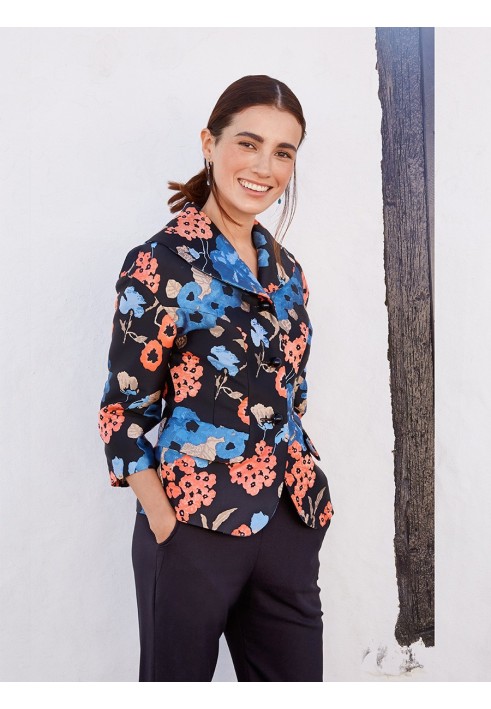 New look jacket pattern from Burda Moden 8/1954 (Burda 4/2019, pattern number 122)