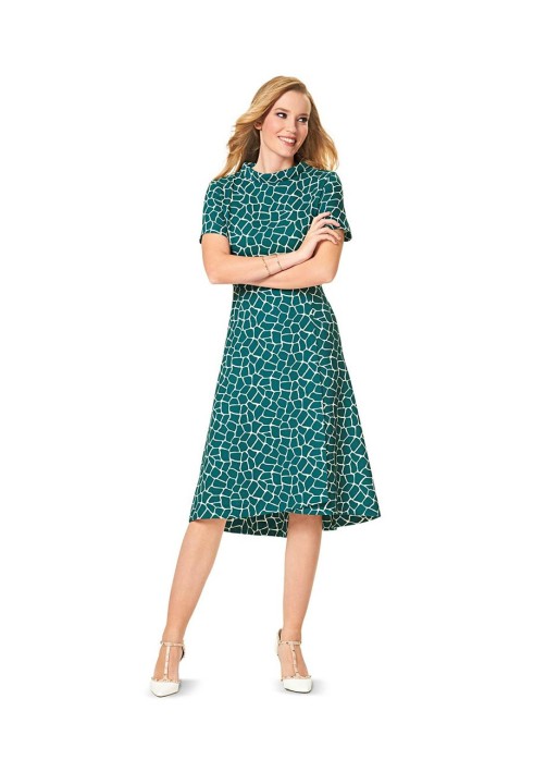 Pattern Dress cut-off with smell effect (Burda 2/2016, pattern number 6565 B)