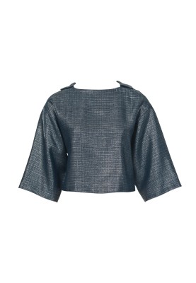 Pattern Blouse made of mat with wide sleeves (Burda 7/2012, pattern number 106)