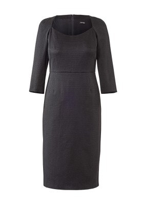 Pattern Sheath Dress with Obi Belt (Burda 6/2019, Pattern No. 128)