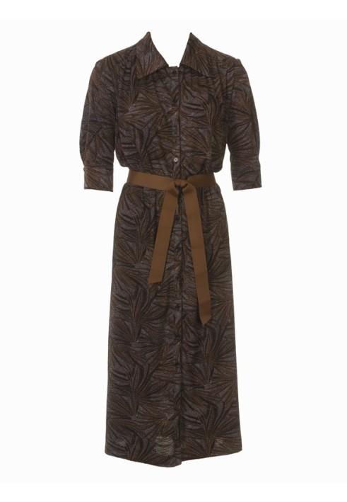 Pattern Shirt dress with short sleeves on cuffs (Burda 1/2011, pattern number 108)