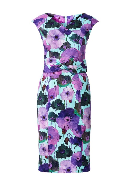 Pattern Sheath dress with a removable shaped belt (Burda 5/2019, pattern number 109 B)