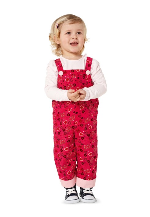 Pattern Short corduroy jumpsuit (Burda 2/2014, pattern number 9424 C)