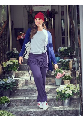 Pattern Knitted trousers with an upper skirt (Burda 1/2019, pattern number 126)