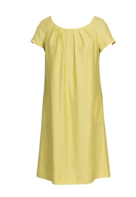 Pattern Two-sided satin dress with short raglan sleeves (Burda 4/2011, pattern number 135 A)