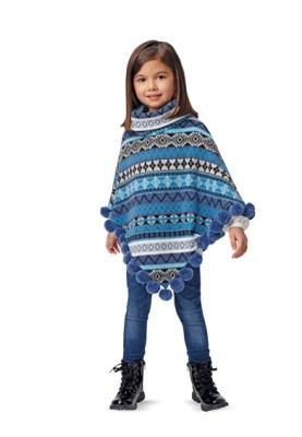 Pattern Poncho with hood and fur trim (Burda 2/2015, pattern number 9405 A)