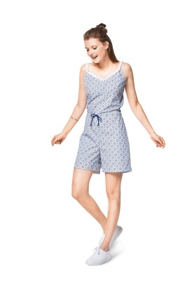 Pattern Long overalls with thin straps (Burda 1/2018, pattern number 6408 A)