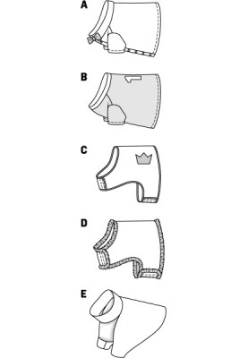 Викрійка Попона трикотажна для собаки (Burda 2/2015, № викрійки 6753 C)