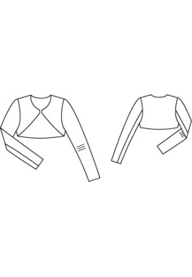 Bolero pattern (Burda 9/2012, pattern number 120)