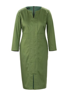 Pattern Sheath dress with a sewn-in belt (Burda 4/2019, pattern number 123)