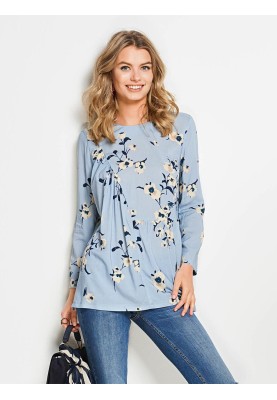 Pattern Blouse with frills and asymmetric detail (Burda 2/2018, pattern number 6354 A)