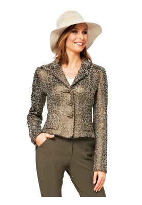 Pattern Knitted jacket in classic style (Burda 2/2015, pattern number 6703 A)