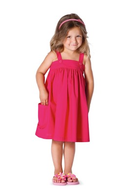 Pattern Sundress of lush cut with pockets (Burda 1/2014, pattern number 9437 A)