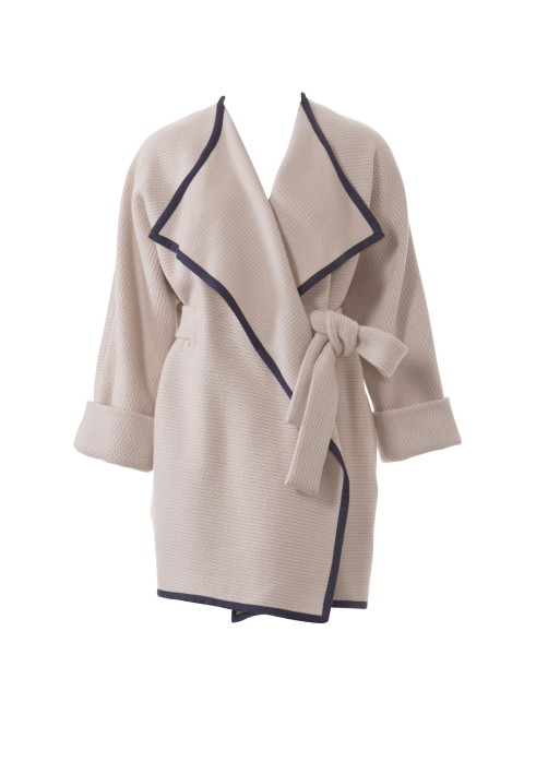 Pattern Collarless jacket with kimono sleeves (Burda 9/2015, pattern number 117 V)