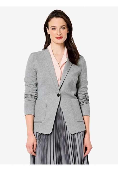 Pattern Slim-fit jacket with narrow lapels (Burda 2/2019, pattern number 6273 B)