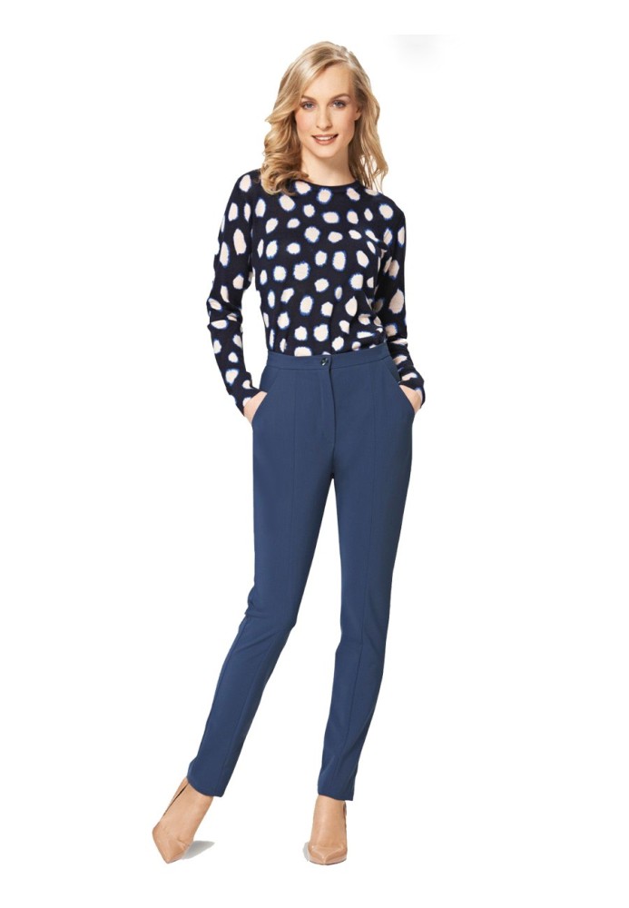 Pattern Leggings with relief seams (Burda 2/2015, pattern number 6750 B)