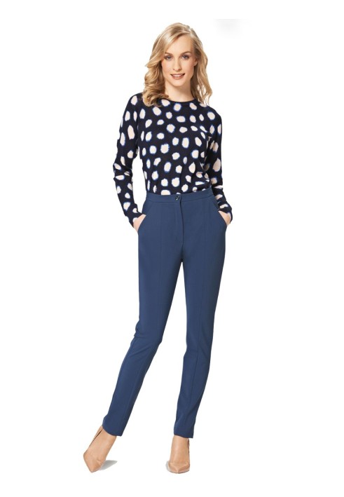 Pattern Leggings with relief seams (Burda 2/2015, pattern number 6750 B)