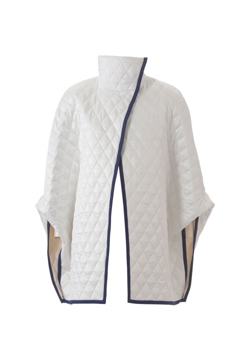 Pattern Quilted cape with stand-up collar (Burda 9/2015, pattern number 115 A)