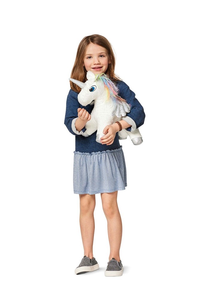 Pattern Soft toy "Unicorn" (Burda 2/2017, pattern number 6495 B)