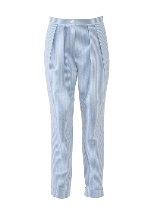 Pattern Pants with pleats and lapels (Burda 7/2015, pattern number 117 B)