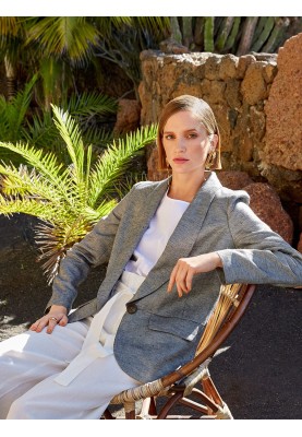 Pattern Linen jacket with shawl collar (Burda 5/2019, pattern number 116)