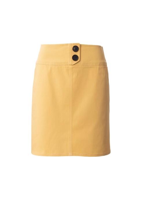 Pattern A-line mini skirt (Burda 5/2019, pattern number 112 A)