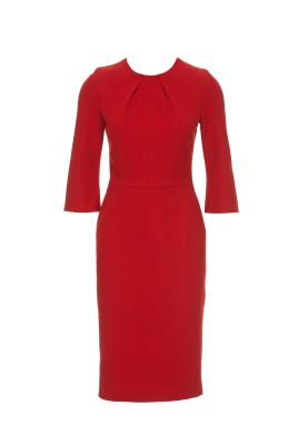 Pattern Sheath dress with flared short sleeves (Burda 8/2012, pattern number 121)