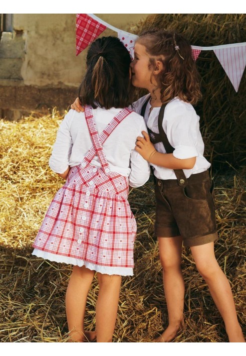 Pattern Skirt with straps with a fastener on the back (Burda 9/2010, pattern number 142)