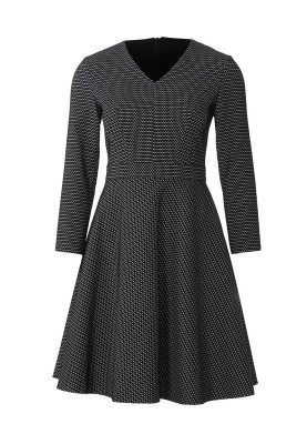 Pattern Cutaway dress with 3/4 sleeves (Burda 2/2019, pattern number 6279 B)