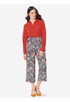 Pattern Culottes with an elastic waistband (Burda 2/2019, pattern number 6283 A)