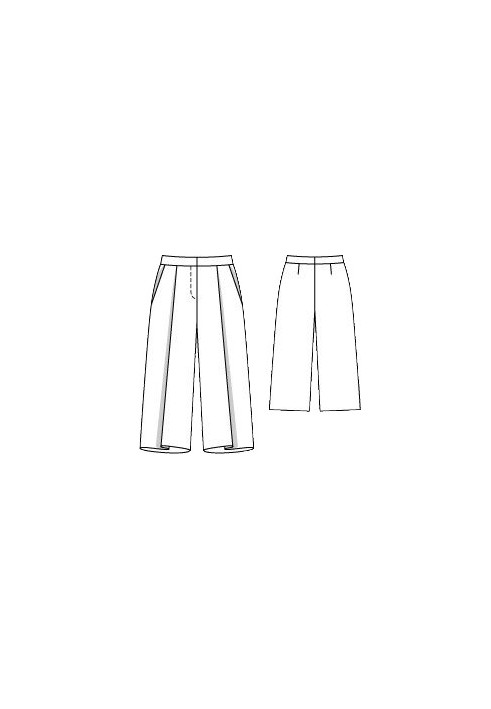 Pattern Pants length 7/8 (Burda 8/2015, pattern number 125 A)