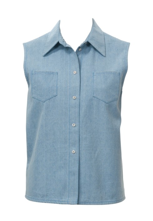 Pattern Shirt-cut denim blouse (Burda 6/2012, pattern number 103)