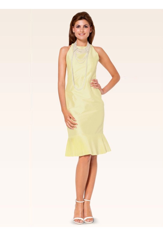 Pattern Cocktail dress with pleated frill (Burda 1/2014, pattern number 6942 C)